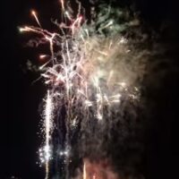 Afsluiting vuurwerkshow Rijnweek Rhenen 2025
