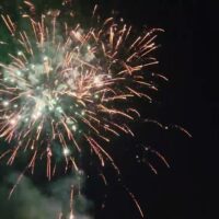 Vuurwerk viering Koningsdag Hoogland 2023
